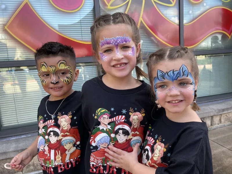 Creative face painting designs for kids in Katy TX