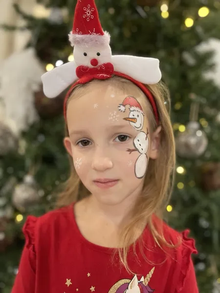 Spider-Man face painting design